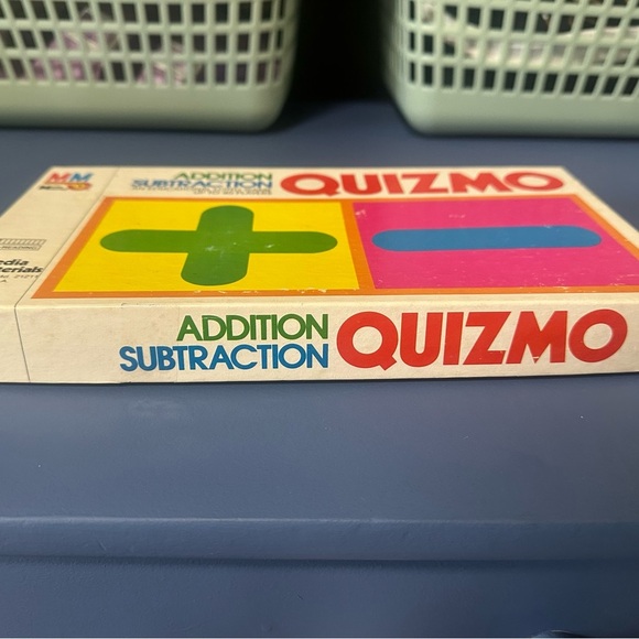 Vintage Quizmo Addition Subtraction Game 1985 Educational Lotto Game - Picture 1 of 5